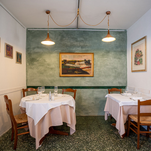 Decorative veiling effect Iso Vel Isocolor. Restaurant Osteria Jodo, Maser (TV)