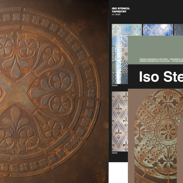It is easy to create complex ornamental designs, with Iso Stencil!
