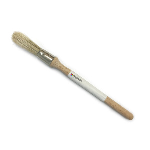 BRUSH FOR STENCIL WOOD HANDLE